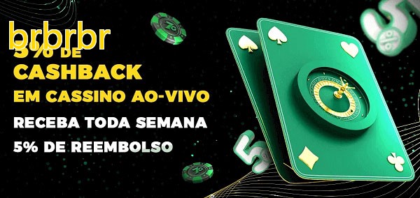 Promoções do cassino ao Vivo brbrbr